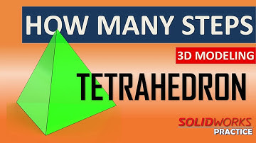 1 step making tetrahedrons with solidworks