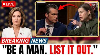 Senator Slotkin DESTROYS Hegseth — Be a Man. List It Out.