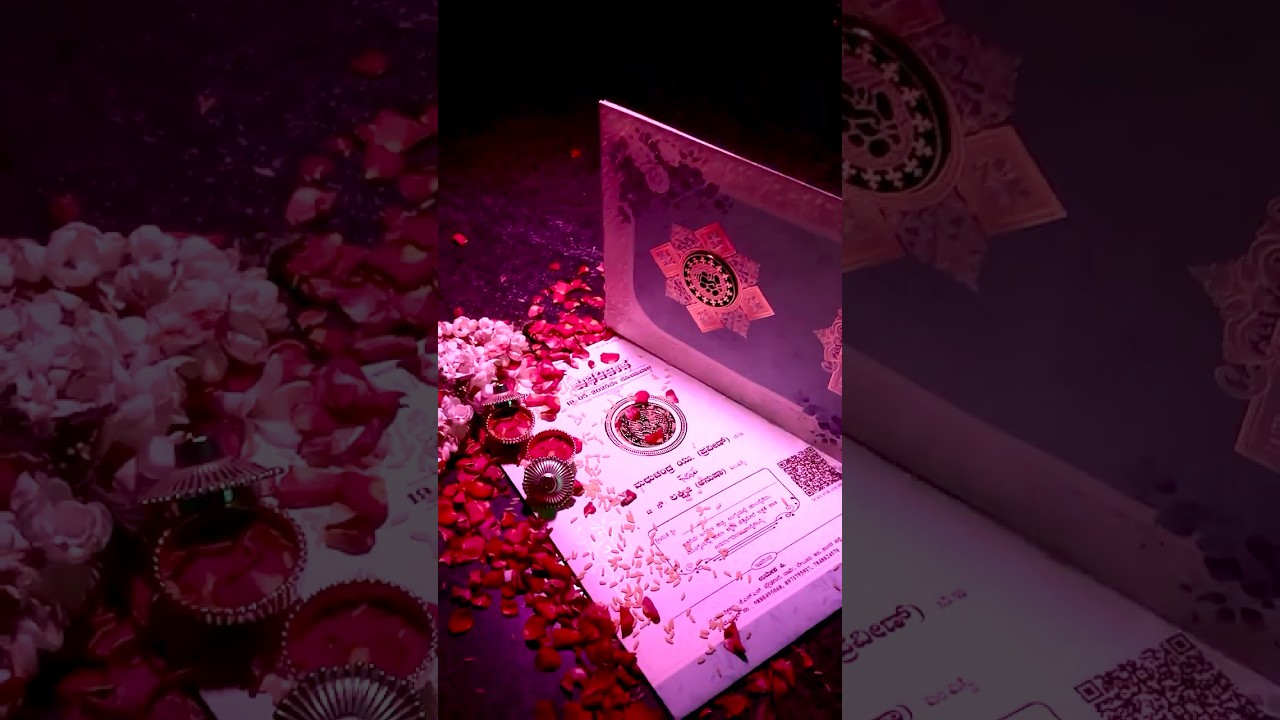 WEDDING CARD SHOOT AND EDIT