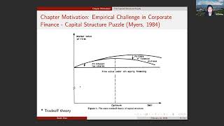 MGMT109 Session 5 - Corporate Financing Decisions and the Capital Structure Puzzle
