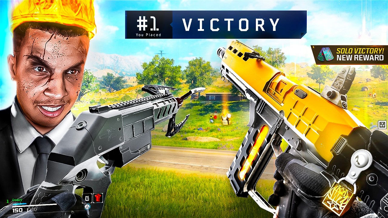 My FIRST SOLO WIN in Warzone Blackout! - YouTube