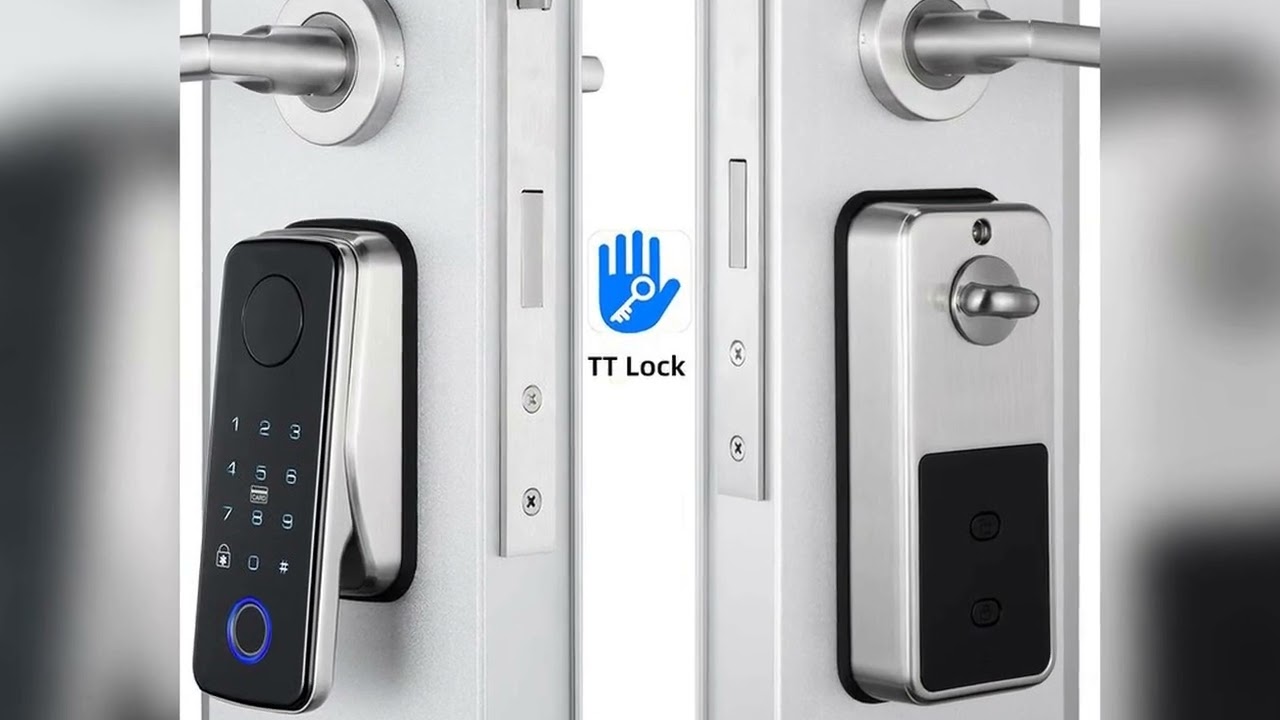 A must-have product! Easy Replacement Cylinder Smart Lock APP TTlock Bluetooth Fingerprint Passwor