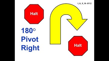112. HALT – 180° Pivot Right – HALT