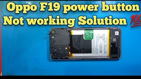 Oppo F19 Power Button not working solution 💯 #phonefixing