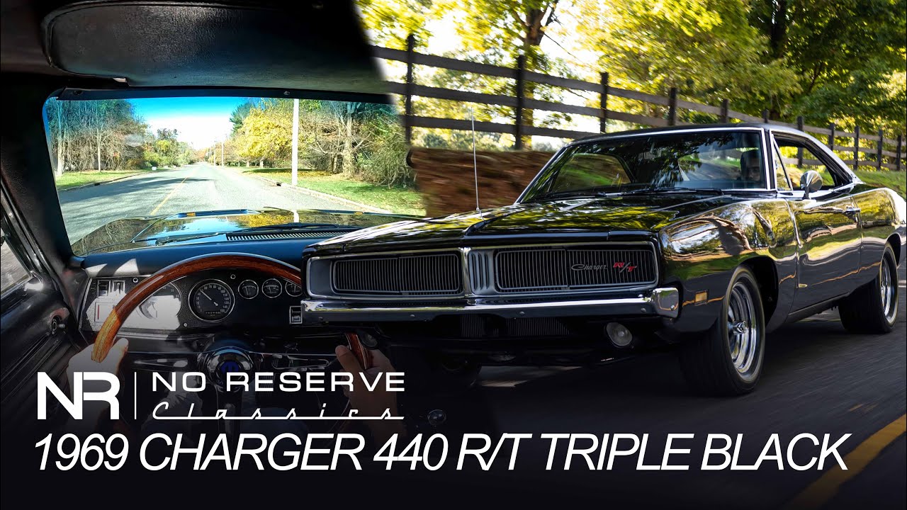 (4K) POV TEST DRIVE 1969 Dodge Charger 440 R/T - FOR SALE 18005627815