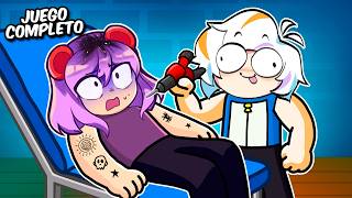 I BUILT A COMPLETE TATTOO SHOP WITH MY GIRLFRIEND (TATTO STUDIO TYCOON ROBLOX) screenshot 2