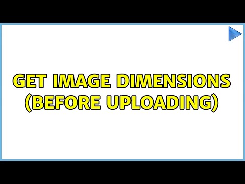 Get image dimensions