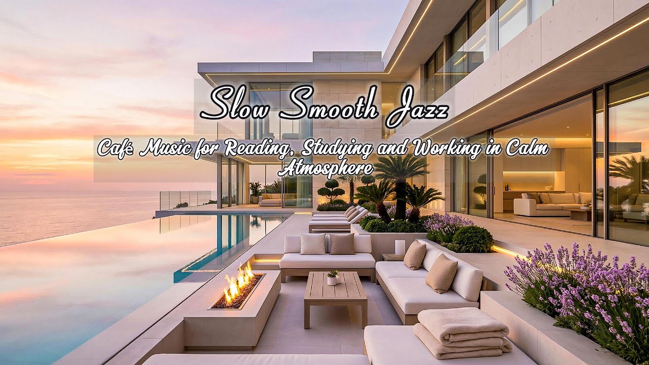 Slow Smooth Jazz Café Music for Reading, Studying and Working in Calm Atmosphere