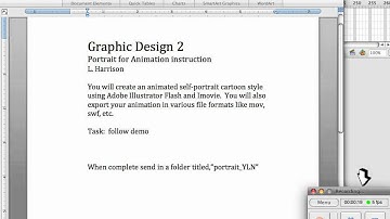 Animate a picture using illustrator and Flash-part 1of 10