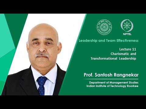 Lecture 11: Charismatic and Transformational Leadership