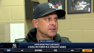Manager Aaron Boone after Yankees' loss over Rays