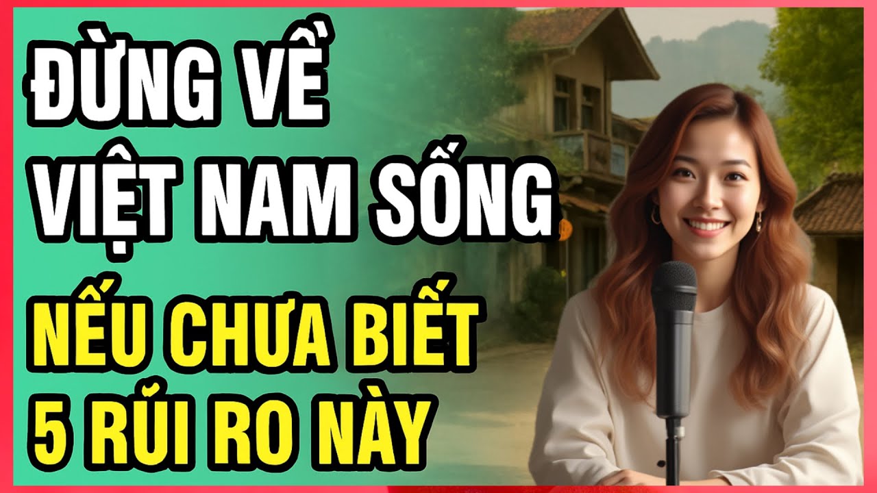 💔 Vỡ Mộng Hồi Hương: Sự Thật Đằng Sau Giấc Mơ Về Việt Nam Sống Của Việt Kiều