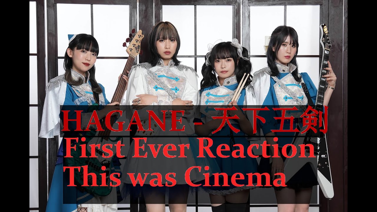 First Time Hearing HAGANE - 天下五剣 (Tengagoken)  (MV + Drum cam reaction)