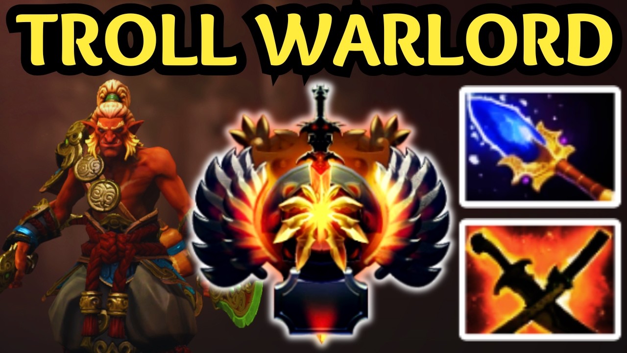 🔥 TROLL WARLORD CARRY IS META — PRESS R, WIN EVERY MANFIGHT | DOTA 2 🔥