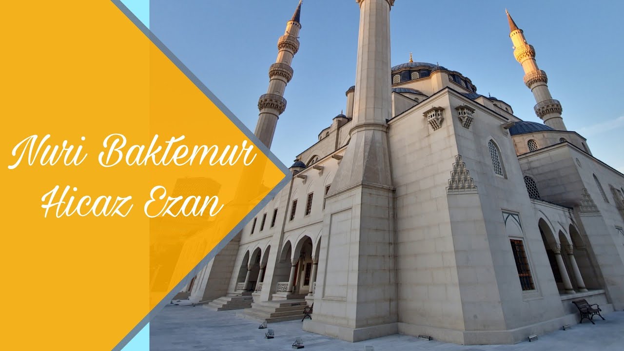 Ezan okuma Türkiye 1.si Nuri Baktemur hocamızdan Yüreklere dokunan Hicaz makamında Yatsı Ezanı