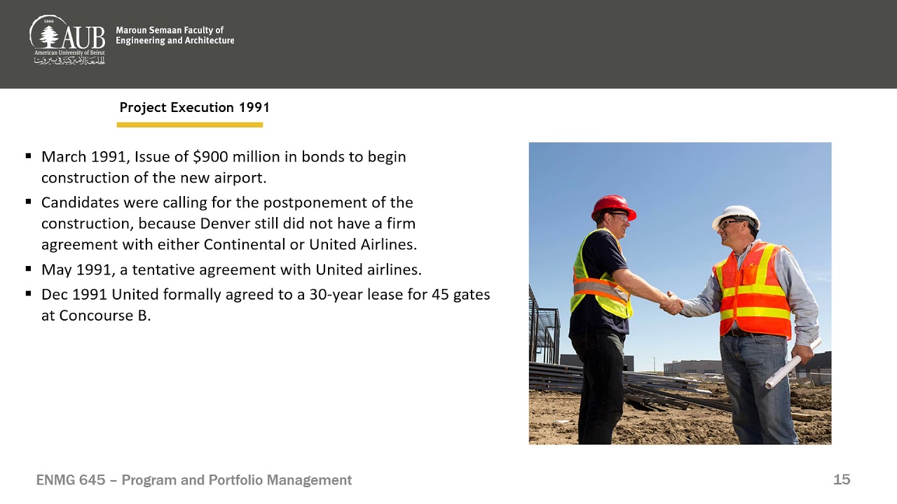 denver international airport project management case study