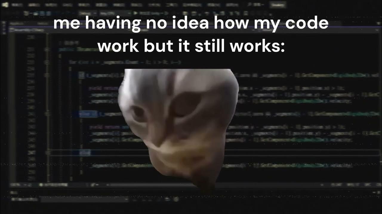 No idea how my code works youtube