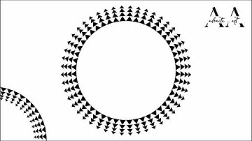 Modern Triangle Shape Border Design in Corel DRAW