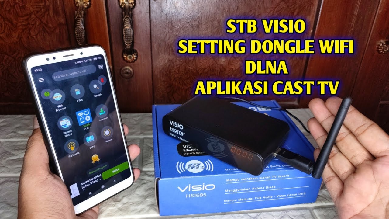 Cara Setting Dongle Wifi Di Stb Visio Hs 1685 Set Top Box Bantuan Dari Pemerintah YouTube