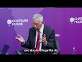 ‘The Americans see China as a challenger.‘ Former Singapore PM Lee Hsien Loong