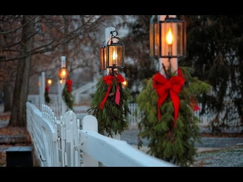 Christmas Decoration Lamp Post - Holiday lamp post - just a few