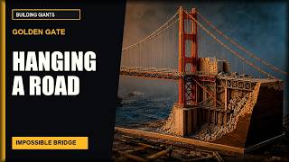 Golden Gate Hanging a Road Above the Ocean Building Giants