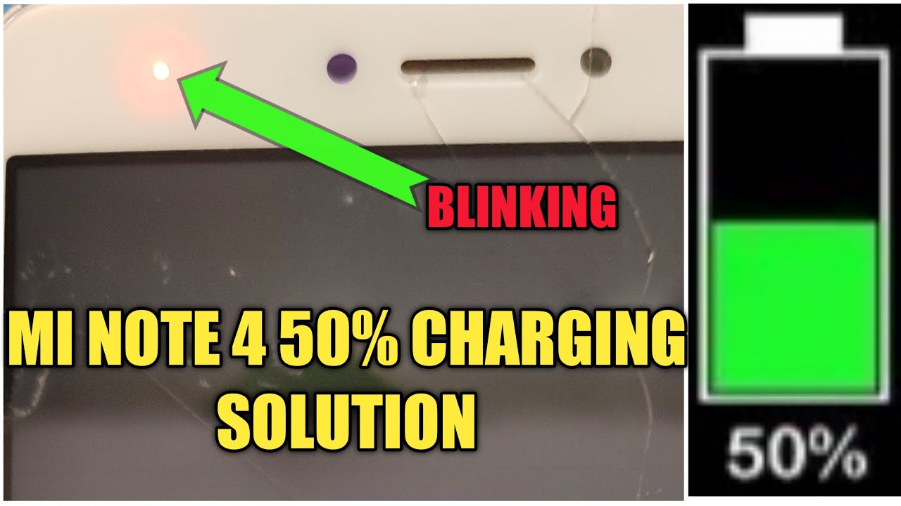 REDMI NOTE 4 50% CHARGEING SOLUTION