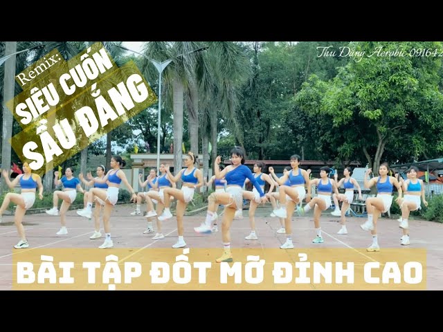 Bài AEROBIC TỔNG HỢP ĐỐT MỠ TOÀN THÂN/186/ Remix HOT TIKTOK/ THU ĐẶNG AEROBIC class=