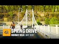 Relaxing spring drive 2 | Norway Oslo 2020 | (Binaural sounds) Nordstrand - Ulvøya - City Centre