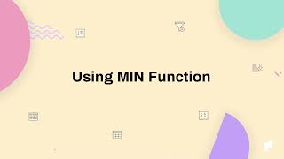 63 Using Basic Functions  Max and Min