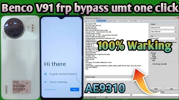 Benco v91 frp bypass umt one click | benco AE9310 frp unlock umt