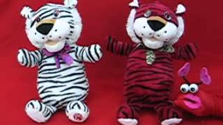 DanDee Valentine Animated Really Big Red and White Tigers.