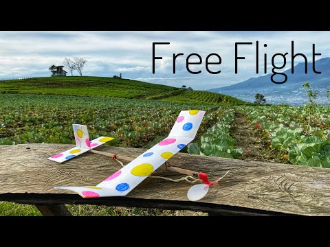 Rubber Powered Airplane Foam Stick Model | Foamstem Hobi Cerdas