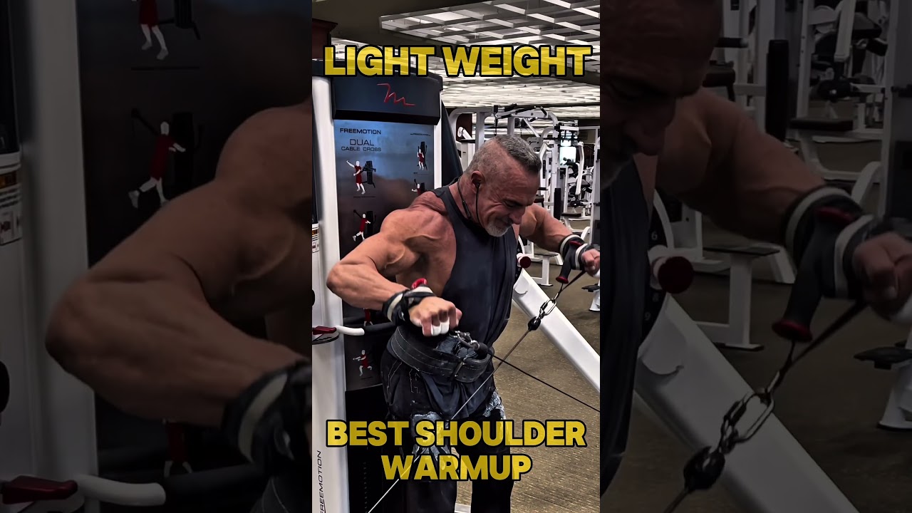 BEST SHOULDER WARMUP #warmup #workout #motivation #muscle #workouttips