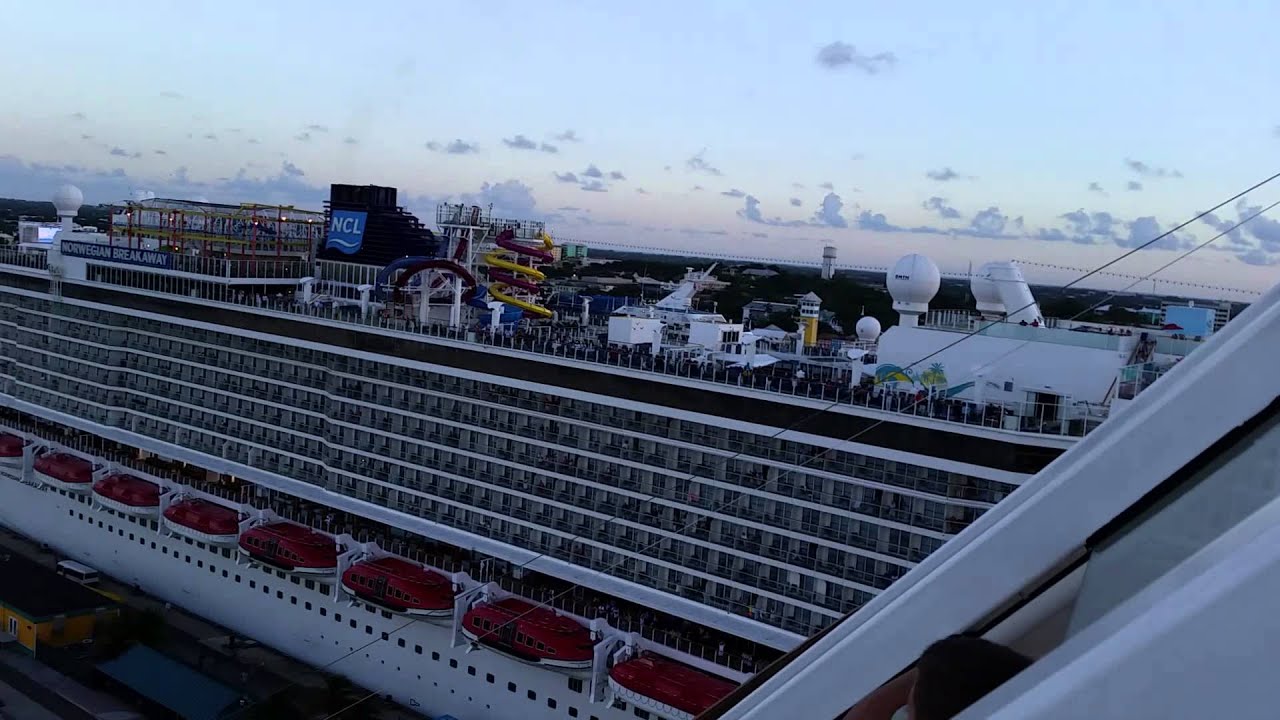 Norwegian Escape and Breakaway horn battle