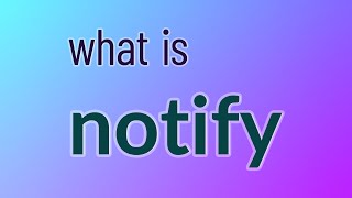 Notify - 18 English Vocabulary Flashcards