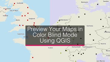 How to Use QGIS to Preview Your Map in Color Blind Mode