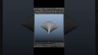 Make a Realistic Pillow in Maya in 30 SECONDS!  #mayatips #mayatutorial