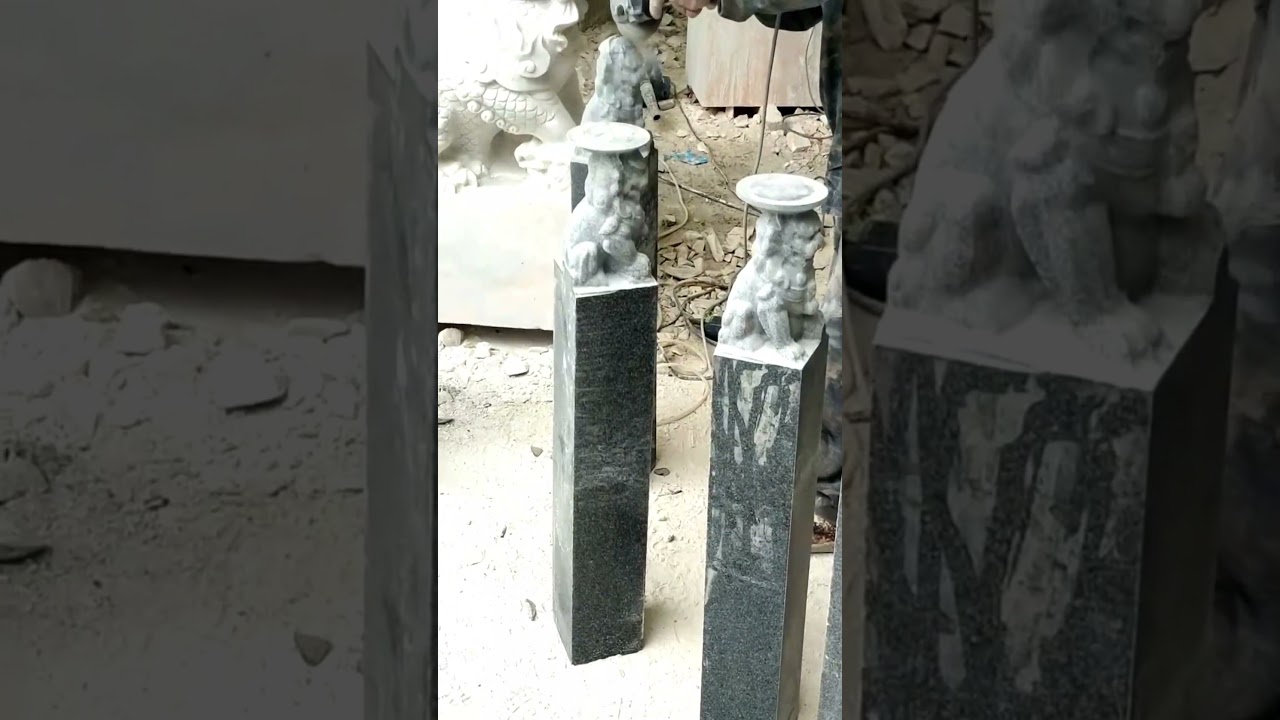 Small column stone fine hand processing 