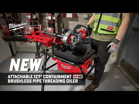 Milwaukee M18 Brushless Pipe Threading Oiler (3874-20) | Cleaner Portable Pipe Threading