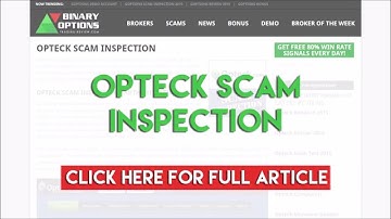 Opteck Scam Inspection