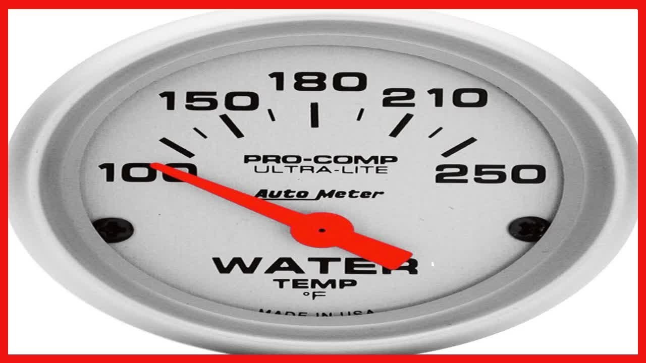 Auto Meter Air-Core Electric Temperature Gauge: Accurate, Reliable, and Easy to Install