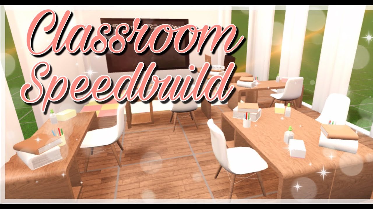 Bloxburg Back to School Classroom Speedbuild! YouTube