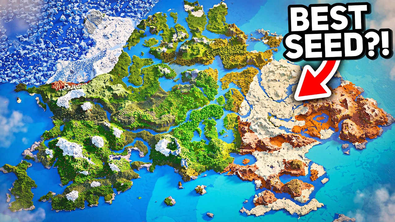 20 PERFECT MINECRAFT SEEDS For Your NEW SURVIVAL WORLD!