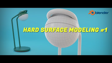 BLENDER 3.4.1 | LAMP MODELING | SUBDIVISION SURFACE | HARD SURFACE MODELING