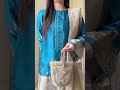 Latest Teal Blue Farshi Shalwar Suit Design 2026 😍 Elegant Pakistani Party Wear Look #shorts