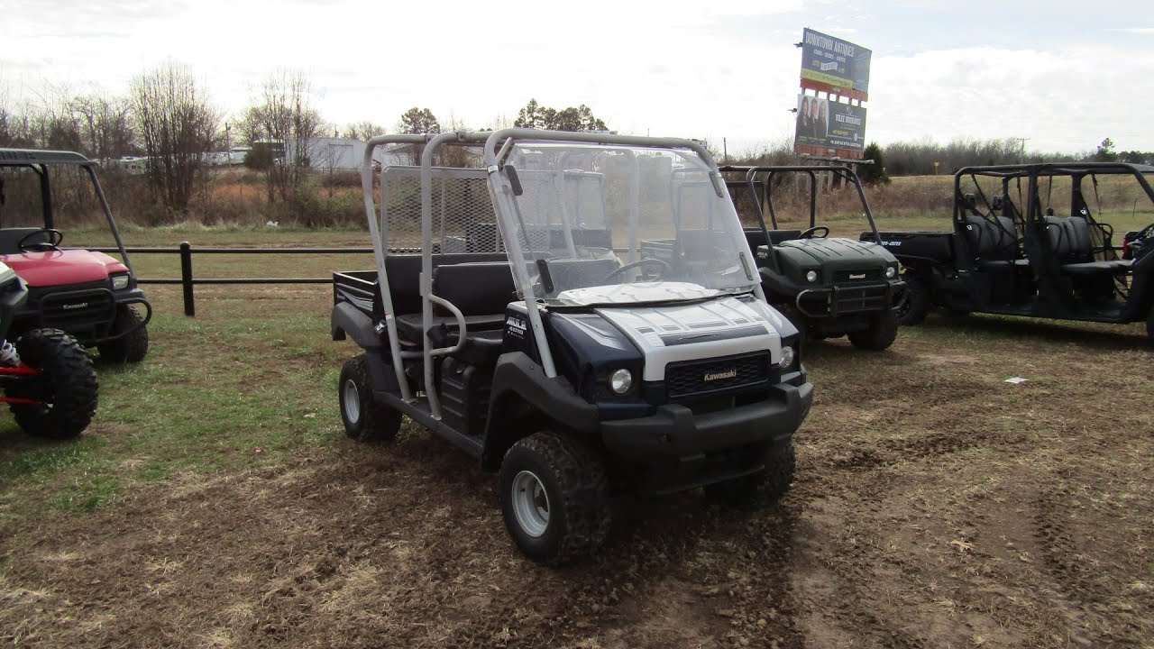Kawasaki Mule 4010 Trans Roll Cage Soft Top Roof Black