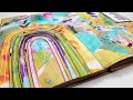 Collaging with Art Papers | Mixed Media Art Journal Process