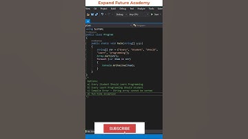 Programming Quiz Questions - Q98 -  Expand Future Academy #Shorts #Programming #CSharp #Dotnet
