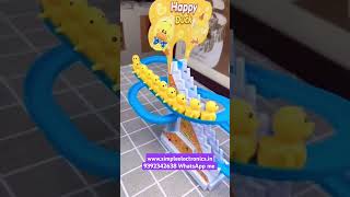 Small Duck Track Toy | Stair Climbing Ducklings with Lights & Music 🎵🦆